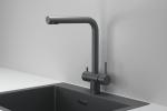 Современный   GRANULA Kitchen Space 7011, ГРАФИТ МАТОВЫЙ