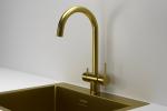 Современный   GRANULA Kitchen Space 7104, ЗОЛОТО САТИН