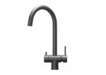 Современный   GRANULA Kitchen Space 7104, ГРАФИТ МАТОВЫЙ