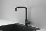 Современный   GRANULA Kitchen Space 7110, ЧЕРНЫЙ МАТОВЫЙ