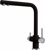 Современный   ZORG Sanitary ZR 348 YF ХРОМ  ЧЕР МЕТАЛ