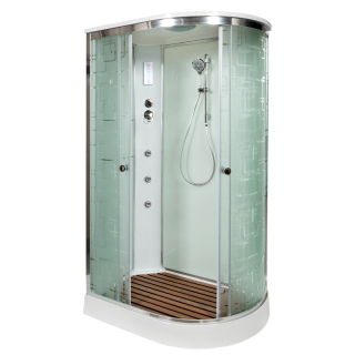   Dto Душевая кабина EM1512L с гидромассажем и электрикой