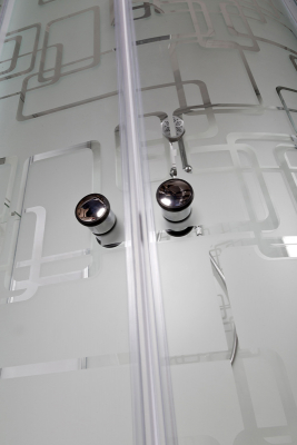   Dto Душевая кабина EM1512L LED с гидромассажем