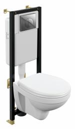   Cersanit S-SET-DEL/Black/TPL/Cg-w